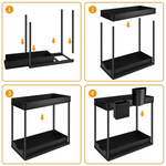 Dvoslojni izvlačni organizator za sudoperu – maksimalan red bez nereda