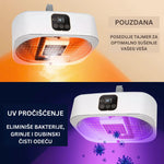 Pametna 2-u-1 Prenosiva Mašina za Sušenje i Peglanje Veša