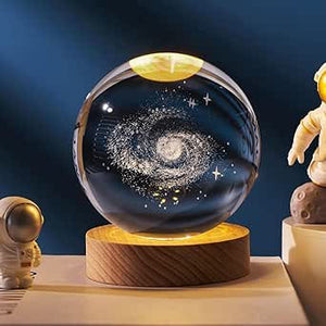 FullGen 3D Planet Lampa – Kristalna Galaksija na Vašem Stolu