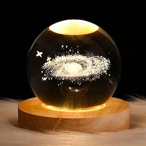 FullGen 3D Planet Lampa – Kristalna Galaksija na Vašem Stolu