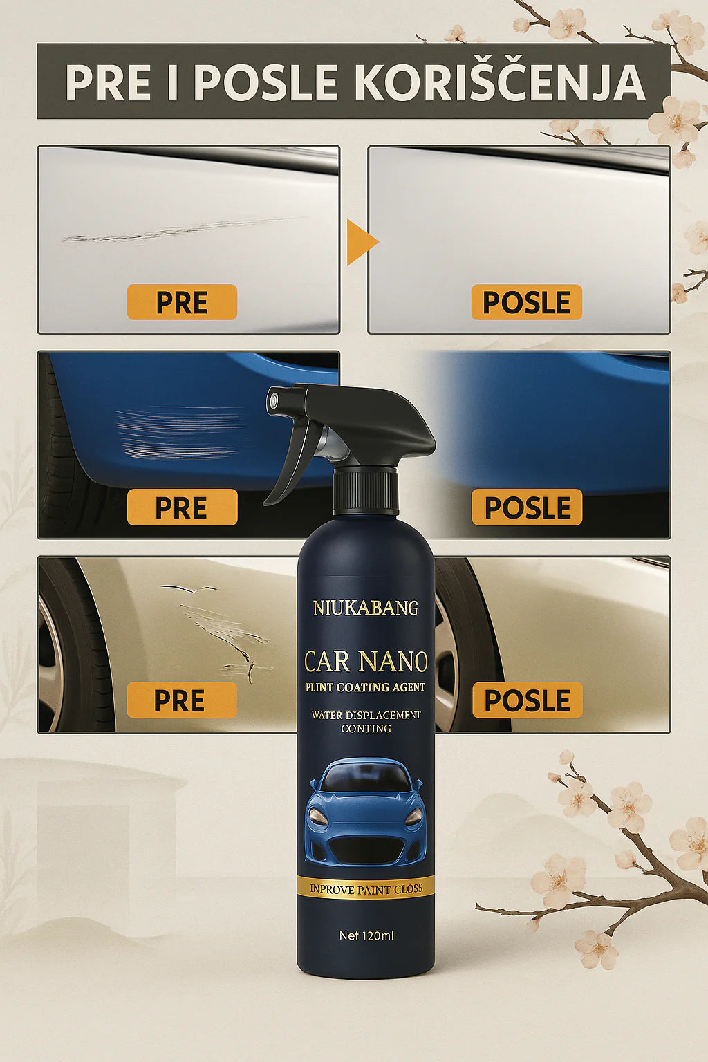 Sprej za ogrebotine – Brzo i efikasno obnavljanje laka