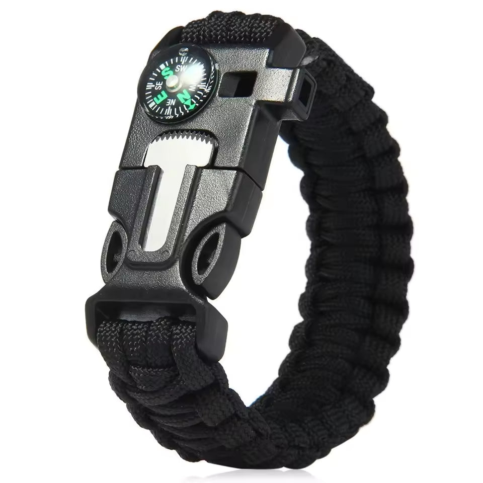 EL Moe Paracord Narukvica za Preživljavanje 5 u 1