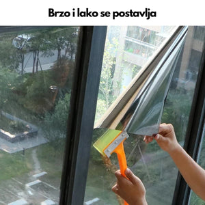 REFLEKTUJUĆA OGLEDALO FOLIJA – ZAŠTITITE SE OD SUNCA I POGLEDA!