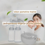 Električna pumpica za nježno i bezbolno izmlazanje mlijeka